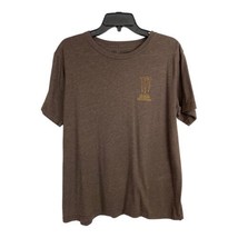 Monster Mens Unisex Shirt Size XL Brown Java Monster Short Sleeve - £20.66 GBP