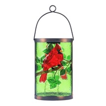 Hanging Solar Lantern Outdoor Decorative Led Solar Cardinal Lights Table... - £39.95 GBP
