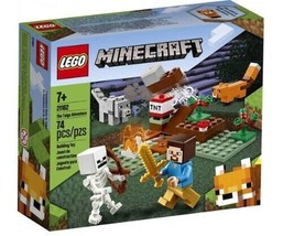 LEGO 21162 Minecraft The Taiga Adventure 74 Piece Building Play Set Damaged Box - $19.75