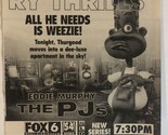 The PJs Tv Print Ad Eddie Murphy TPA4 - $5.93