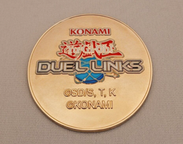 Konami  Yu-Gi-Oh! Duel Links | Duel links ZEXAL Coin PRIZE | Rare 4 Coll... - £182.86 GBP