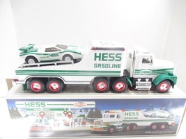 HESS  - 1991 TRUCK W/RACING CAR  -  NEW IN THE BOX - SH - £18.28 GBP
