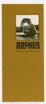Arches National Monument Brochure Utah 1966 Department of the Interior - £12.42 GBP