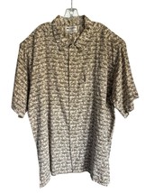 Vintage Columbia Mens Size 2XT Button Up Shirt Hawaiian Summer 100% Cott... - $18.00