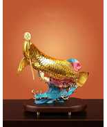 Brass Lucky Arowana Decorative Statue - $1,354.03 CAD