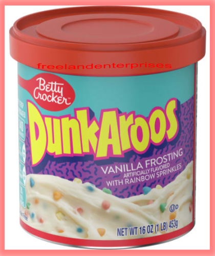 Food Betty Crocker DunkAroos Vanilla Frosting with Sprinkles-16 oz (1 Container) - $11.86