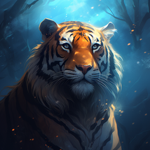 Tiger Under The Moonlight - £11.72 GBP