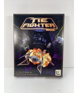 Complete Star Wars Tie Fighter Lucas Arts PC 3.5 Disk IBM PC/DOS Big Box... - £52.51 GBP