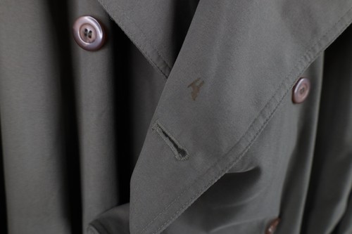 Vintage 90s Chaps Ralph Lauren Mens 44R Microfiber Belted Trench Coat Jacket Item image 5