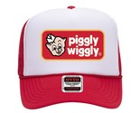 Vintage Style Piggly Wiggly Hat Cap Foam Trucker Style Mesh Snapback Red... - $19.79