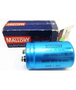 Mallory CGS383U015V3C Large Can Electrolytic Capacitor New - $22.76 CAD
