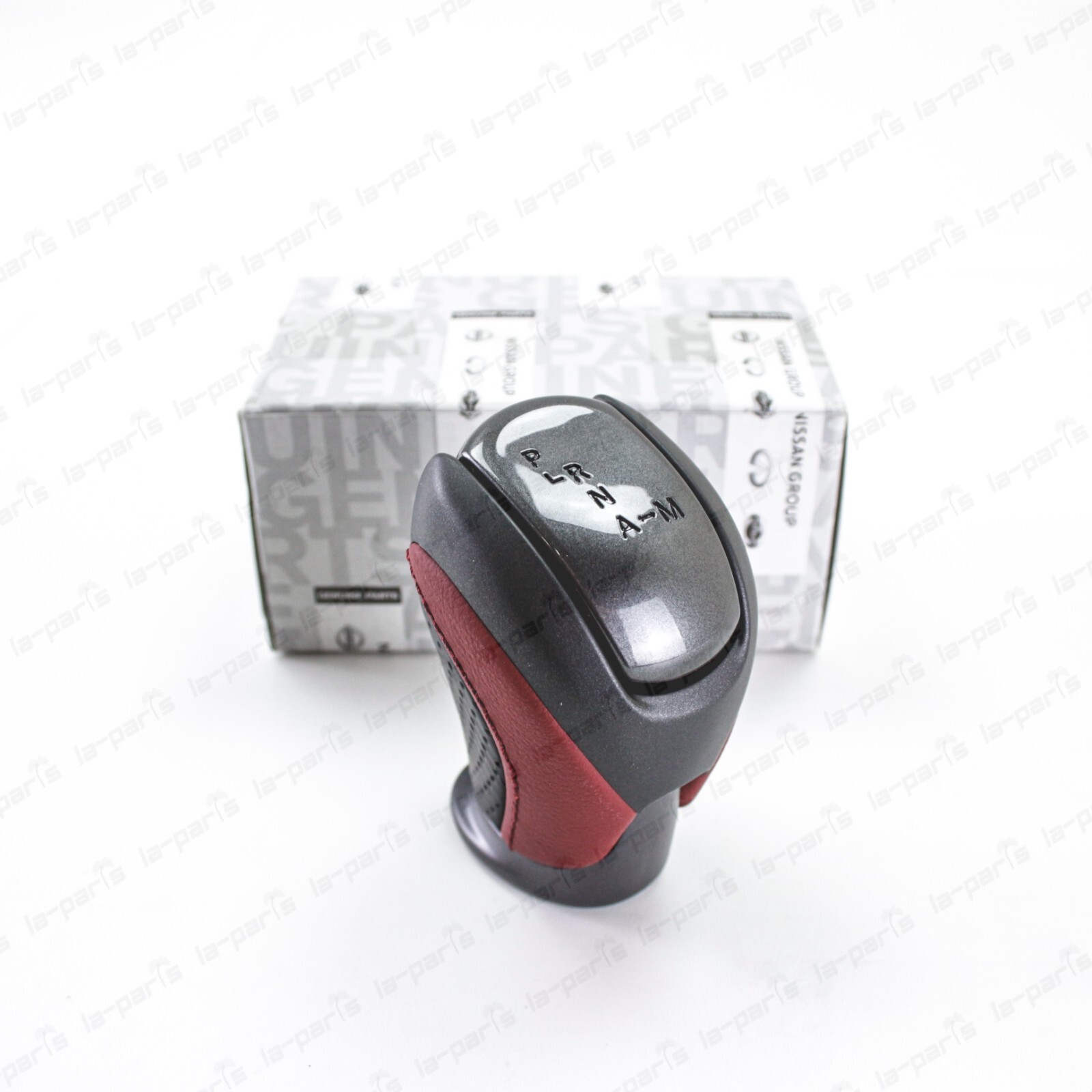 New Genuine OEM Nissan R35 GTR GT-R NISMO Red Black Leather Shift Lever ... - $206.11