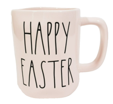 Rae Dunn Happy Easter Pink Coffee Mug 4.75&quot; x 3.5&quot; by Magenta - $13.09