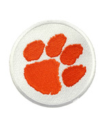 Clemson Tigers NCAA College Football Embroidered Sew On Iron On Patch White - £7.46 GBP+