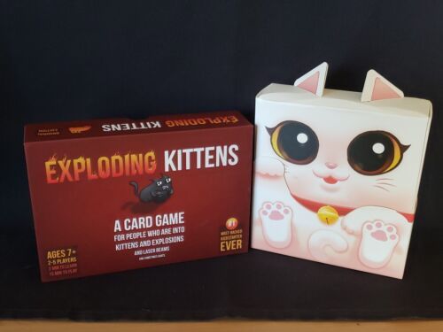 Exploding Kittens Kitty Paw Card Game Lot Renegade Matching Cats Kittens Ages 6+ - $14.68