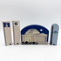 Lot Of 3 The Cat&#39;s Meow Jefferson Memorial Army Air Force Flag Washingto... - $39.99