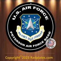 US Air Force Space Command Peterson Air Force Base Aluminum Metal Sign 1... - $19.77