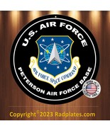 US Air Force Space Command Peterson Air Force Base Aluminum Metal Sign 1... - £15.61 GBP