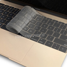 Transparent Clear Keyboard Cover Silicone Skin For Macbook Retina 12Inch - £14.15 GBP