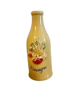 Revol Porcelaine France Mustard Yellow Vinegar Cruet Bottle - $22.08 CAD