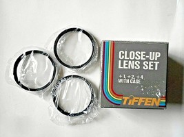 Tiffen Close-up Lens Set +1+2+4  52mm in case - $19.79