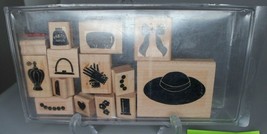 Stampin Up Delightful Dress Ups HTF 1997 set of 14 out of 17 3 missing - £6.98 GBP