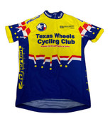 Verge Men’s Cycling Bicycle Jersey Texas Size Medium 3/4 Zip Yellow, Blu... - £15.63 GBP