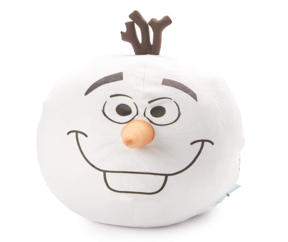 NEW Frozen Movie Olaf head travel cloud throw pillow 11 inches round white - $14.95