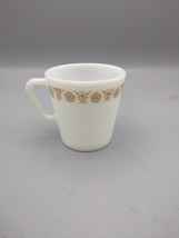 Vintage Pyrex Corning Butterfly Gold D Handle Coffee Cup Mug USA - $108.78 MXN