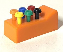 Therapy Vtg 1986 Pressman Board Game Orange Couch &amp; Mastery Pegs - $11.75