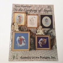 Sam Hawkins' In the Company of Angels Cross Stitch Pattern Book Jeanette Crews - $9.88