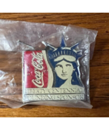 Vintage Coca Cola Coke Liberty Centennial Founding Sponsor Hat Tack Pin ... - $6.95