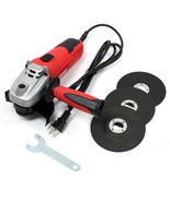 4.8 Amp 4-1/2&quot; Small Angle Grinder Cut Off Tool Corded Heavy Duty w/ 3 p... - $43.00