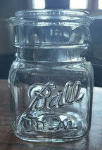 Vintage Ball Ideal Canning Jar Collectible Pint Wire Closure No Lid Clear Glass - £7.98 GBP