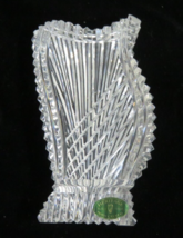 Waterford Crystal Irish Harp Paperweight Figurine 5&quot; - £23.49 GBP