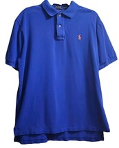 Polo Ralph Lauren Mens Size L Classic Fit Polo Shirt Collared Casual Blue - $30.68