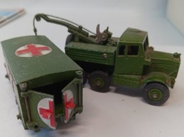VTG Lot of 2 Dinky Military Ambulance #626 and Recovery Tractor #661 - $135.00