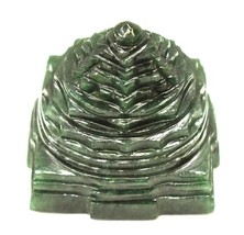 Green Jade Shree Yantra / Shri Yantra In Natural green Jade - 187 gms - $90.35