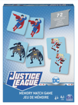 DC Justice League Memory Match Game, Ages 4+, Batman, Superman, Superfri... - £19.94 GBP