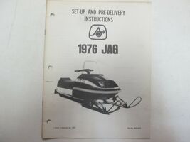 1976 Arctic Cat Jag Set Up and Pre-Delivery Instructions Manual OEM - $14.92