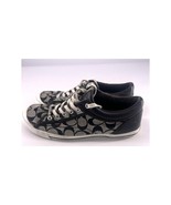 Coach Barrett Sneakers Womens Size 9 Gray Black Signature Jacquard Prepp... - $52.51 CAD