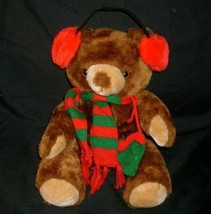 12&quot; Vintage Christmas Teddy Trike Bear House Of Lloyd Stuffed Animal Toy Plush - £26.03 GBP