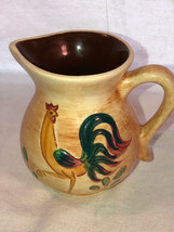 Pennsbury Pottery Green Tail Rooster Creamer 4 Inches Tall Mint USA - £19.92 GBP