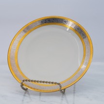 Rosenthal Ivory Duchess China Gold Silver Rimmed Bread Plate - 6.25 in - £17.98 GBP