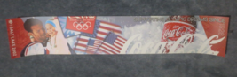 Coca-Cola Vintage Vinyl Banner Salt Lake City Olympics  46 &quot; X  9&quot; 2002 - £7.73 GBP