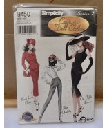 Simplicity Doll Sewing Pattern Couturier 9450 Fashion 11 1/2” Uncut 2002 2O - $15.76 CAD