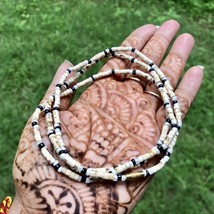 30 Zoll TULSI TULASI VAISHNAV ISKCON Mala Kanthi Pure Yoga Prayer Glaspe... - $177.15 MXN