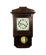1928 German Wall Clock by Hamburg-Amerikanische Uhrenfabrik - $450.00