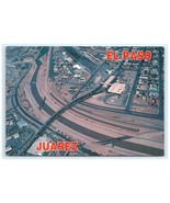 Juarez Mexico El Paso TX Aerial International Bridge Rio Grande Border P... - $7.00