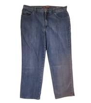 Gloria Vanderbilt Jeans 14 Short High-rise Straight Medium Wash AMANDA 5-pkt Zip - £9.67 GBP